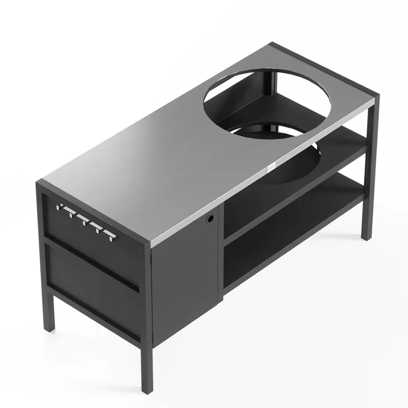 Multi functiones Outdoor scrinium cum furno