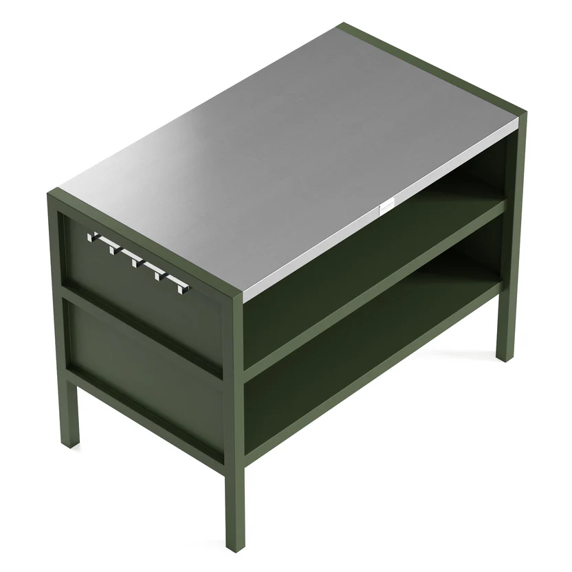 Duplex Layer Outdoor Kitchen Cabinet