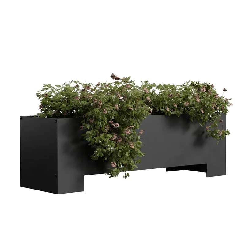 Rectangularis Outdoor Plantator cum Elevatis Base