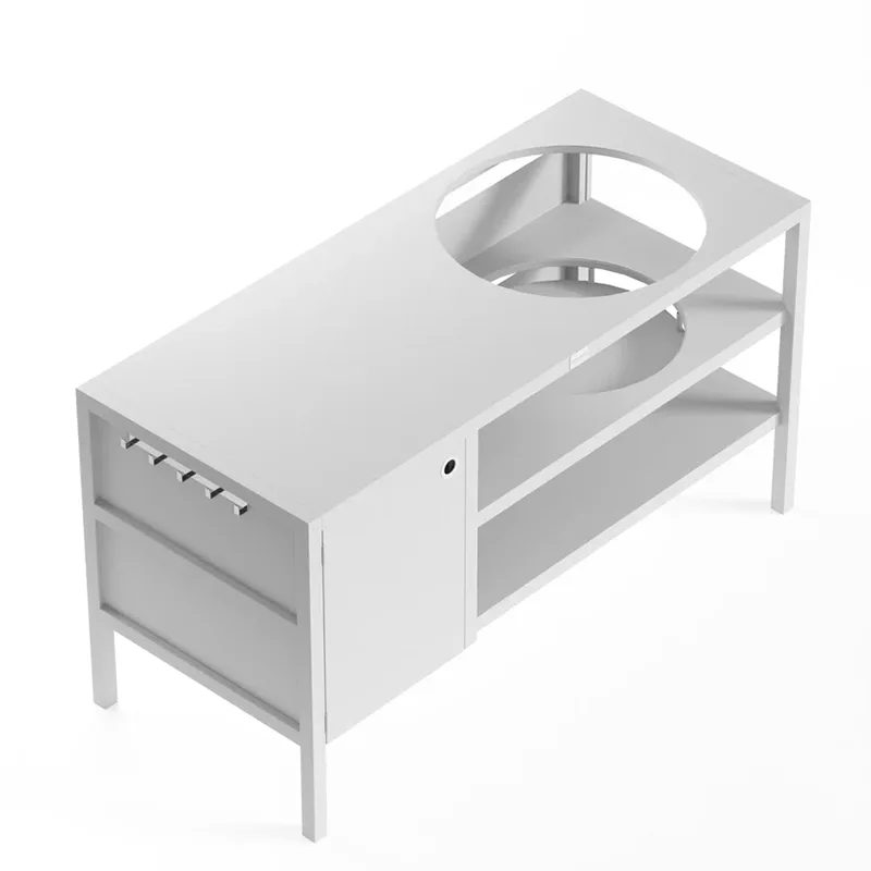 Multi functiones Outdoor scrinium cum furno