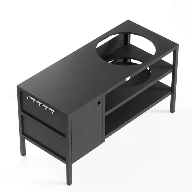 Multi functiones Outdoor scrinium cum furno