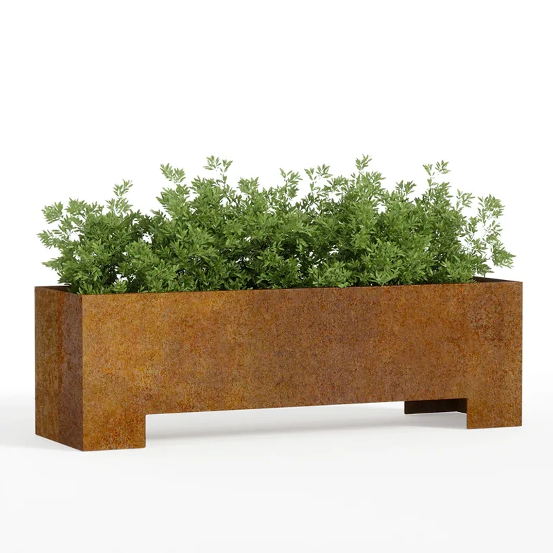 Rectangularis Outdoor Plantator cum Elevatis Base