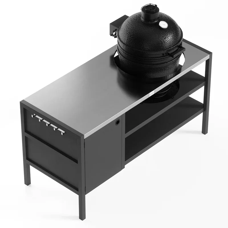 Multi functiones Outdoor scrinium cum furno