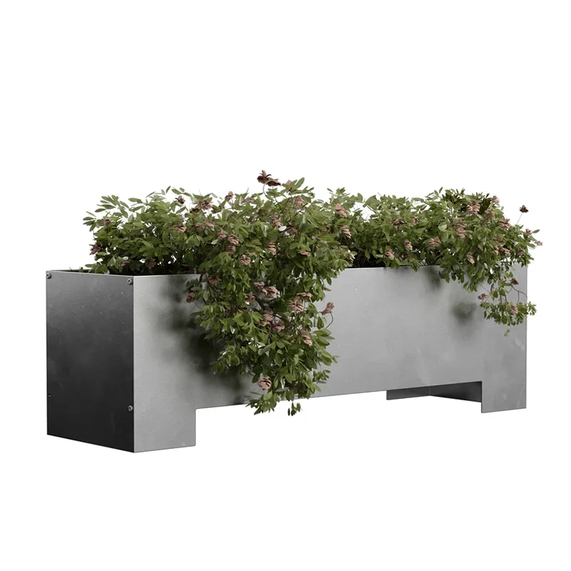 Rectangularis Outdoor Plantator cum Elevatis Base
