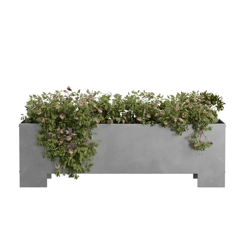 Rectangularis Outdoor Plantator cum Elevatis Base