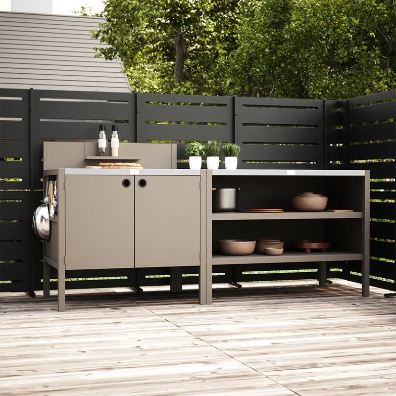 Double Layer Outdoor Kitchen Cabinet Double Layer Outdoor Kitchen Cabinet