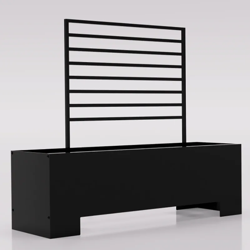 Metal Black Freestanding Garden Screen Trellis Metal Black Freestanding Garden Screen Trellis